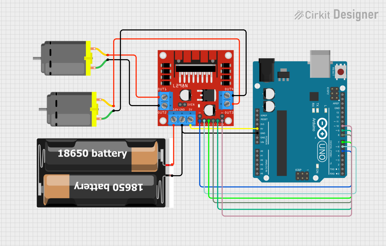 Image of Arduino-Powered Battery-Operated DC Motor Controller