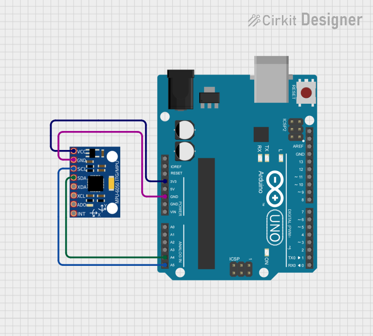 Image of MPU-6050: A project utilizing Adafruit MPU6050 in a practical application