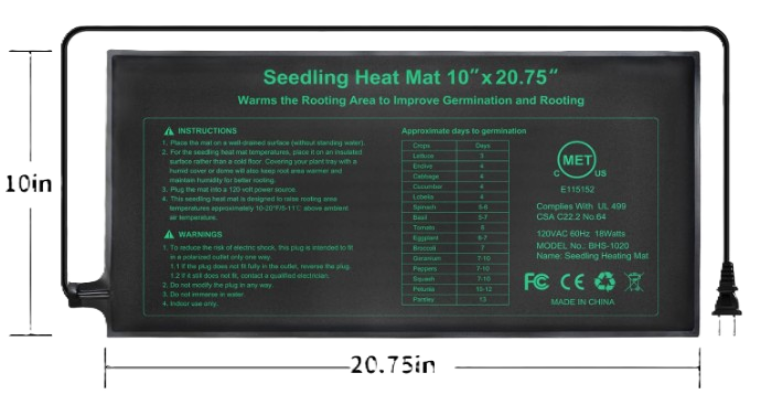 Image of Seeding Heat Mat (18 W)