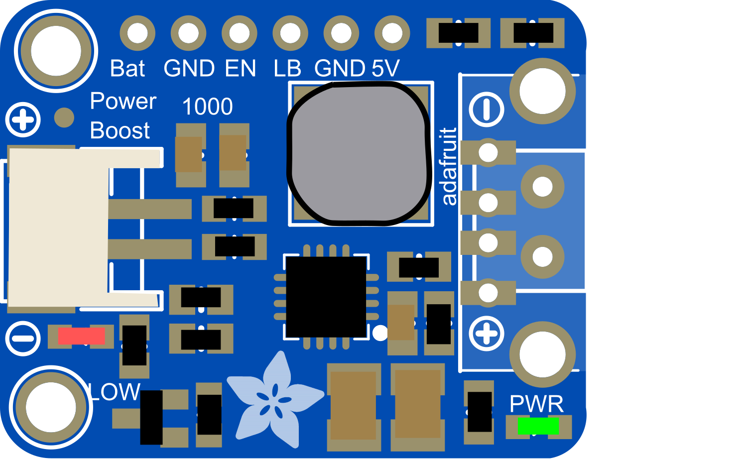 Image of PowerBoost 1000 Basic JST Pad