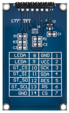 Image of TFT 1.77" SPI ST7735
