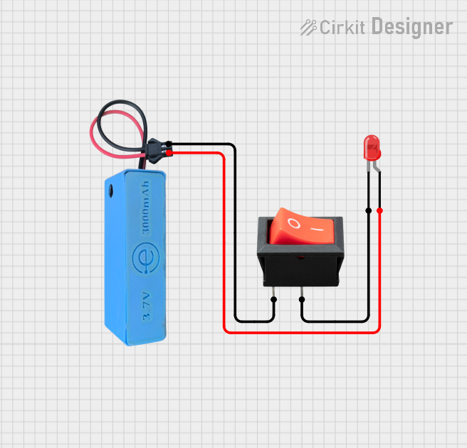 Image of EXP-6: Led ON/OFF Using ON-OFF Switch: A project utilizing Rocker Switch in a practical application