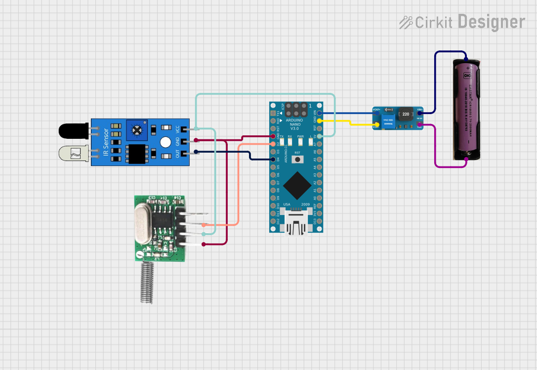 Image of TX: A project utilizing IR Transmitter in a practical application