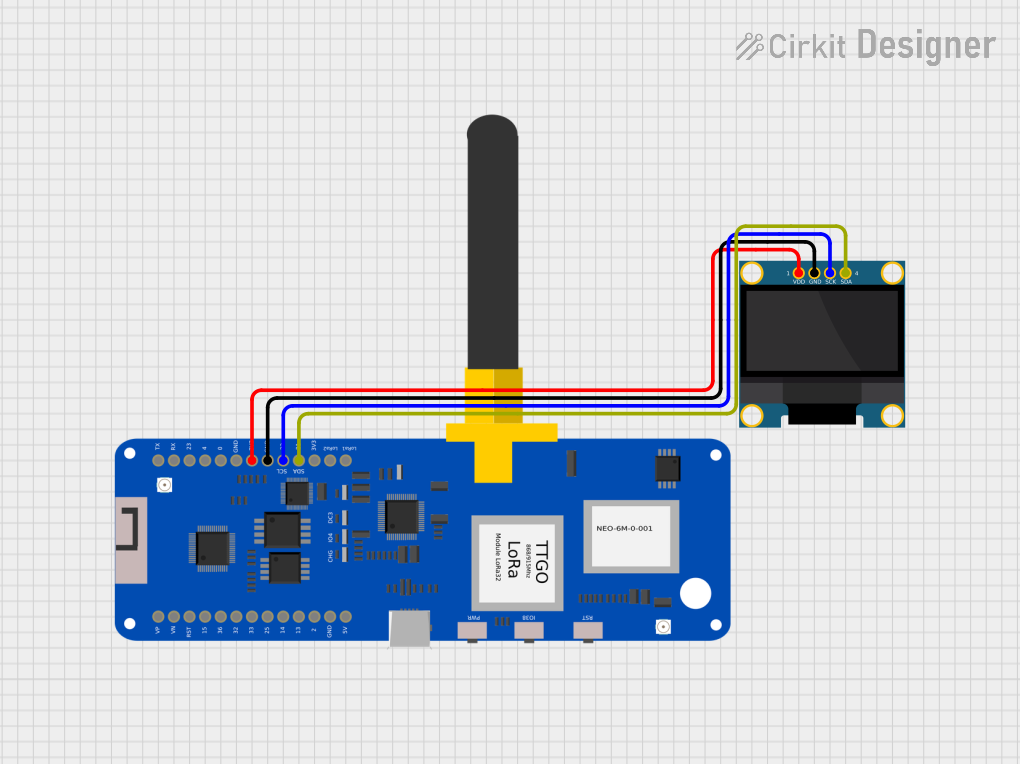 Image of MQTT_Node: A project utilizing TFT 128x128 Colour I2C Blue PCB in a practical application