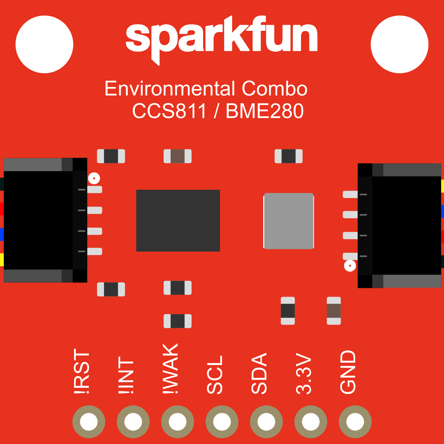 Image of SparkFun Environmental Combo Breakout - CCS811/BME280 (Qwiic)