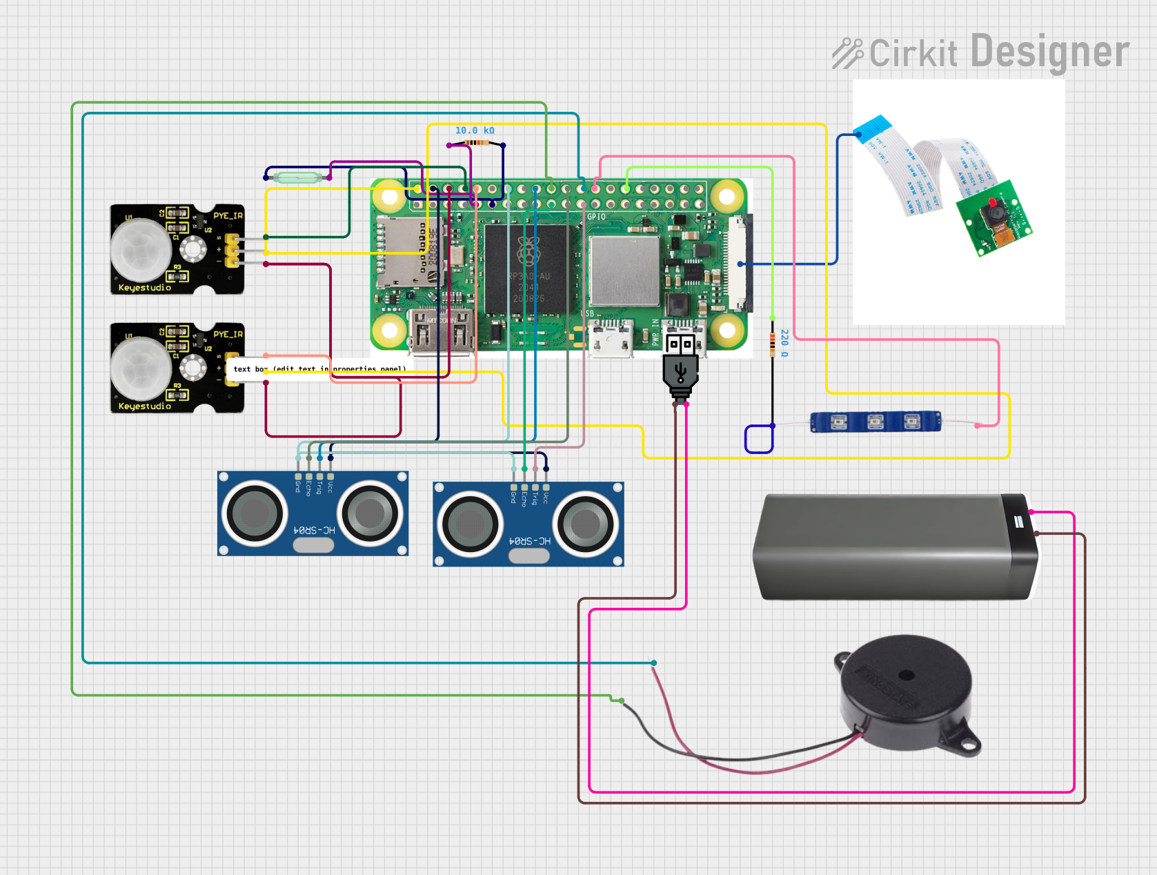 Image of electronic 2: A project utilizing Raspberry Pi Zero in a practical application