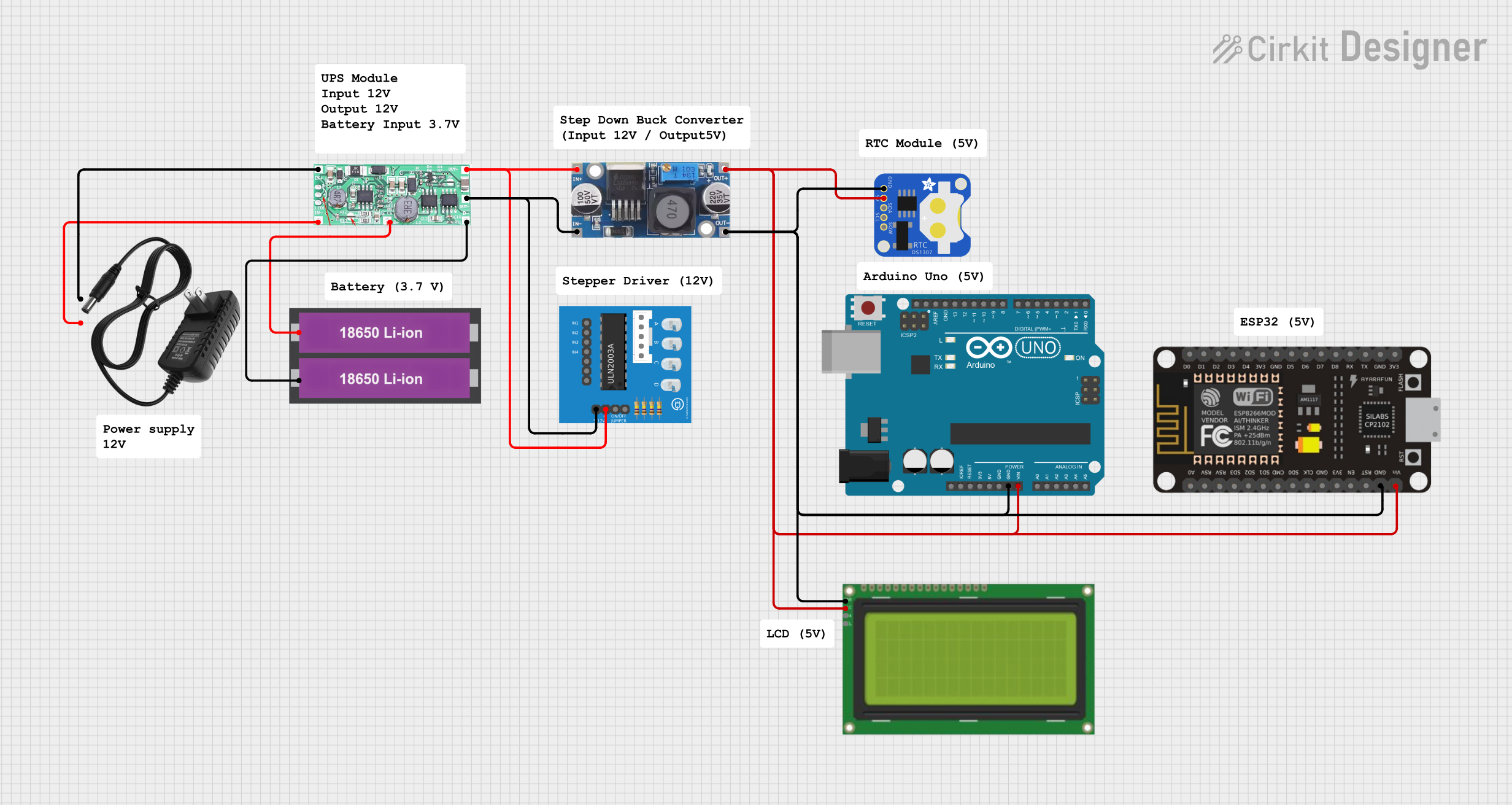 Image of Ogie Diagram: A project utilizing ULN2003A in a practical application