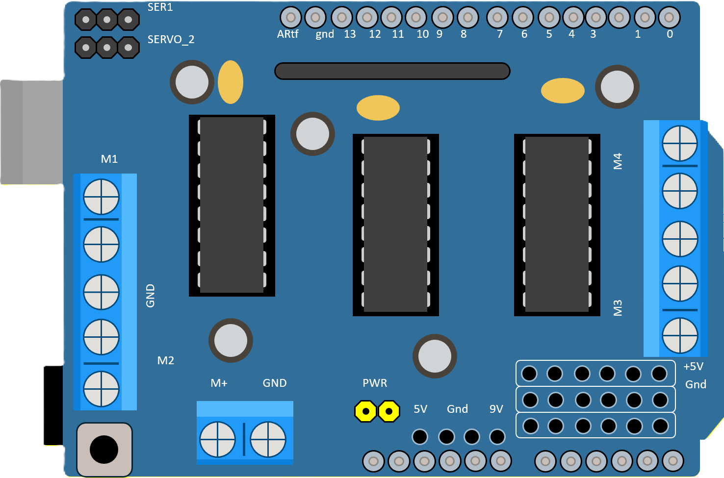 Image of DRIVER SHIELD L293D