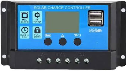Image of 20A digital PWM solar Controller with LCD and uSB output Port