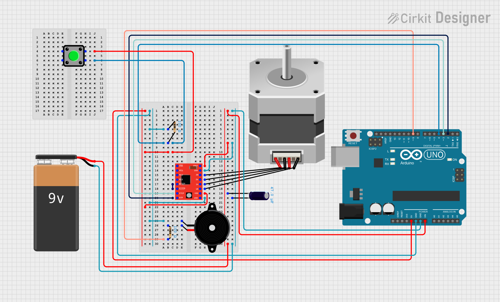 Image of EGR101 proj: A project utilizing 4A Stepper Phidget in a practical application