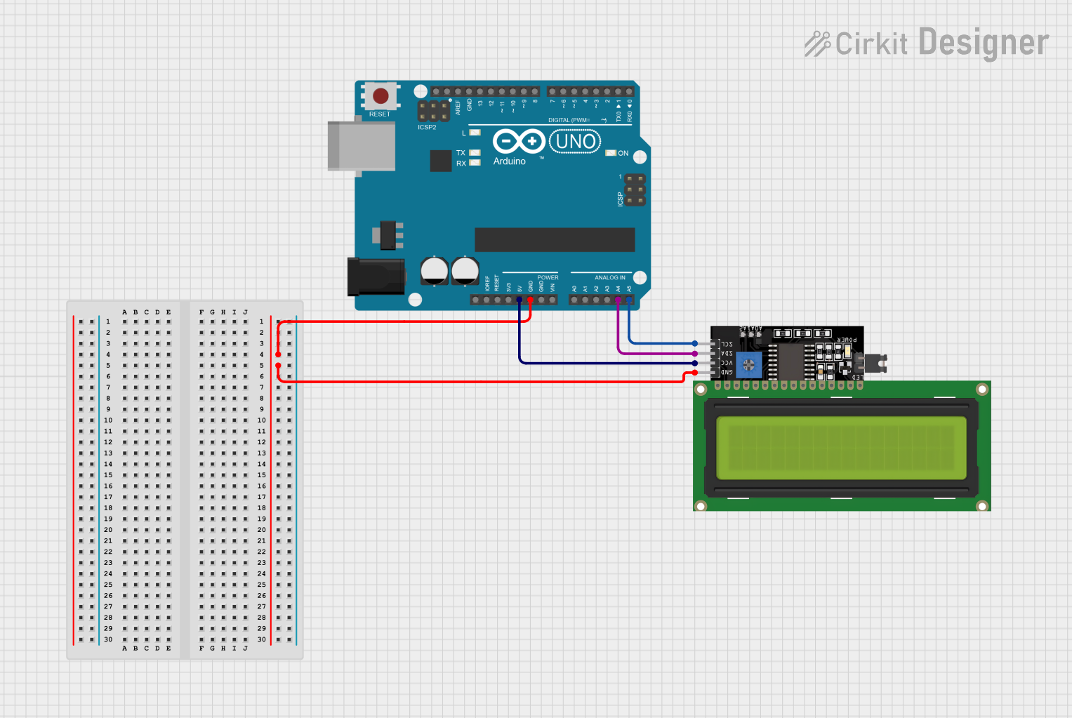 Image of LCD I2C: A project utilizing LCD Display 16x4 I2C in a practical application