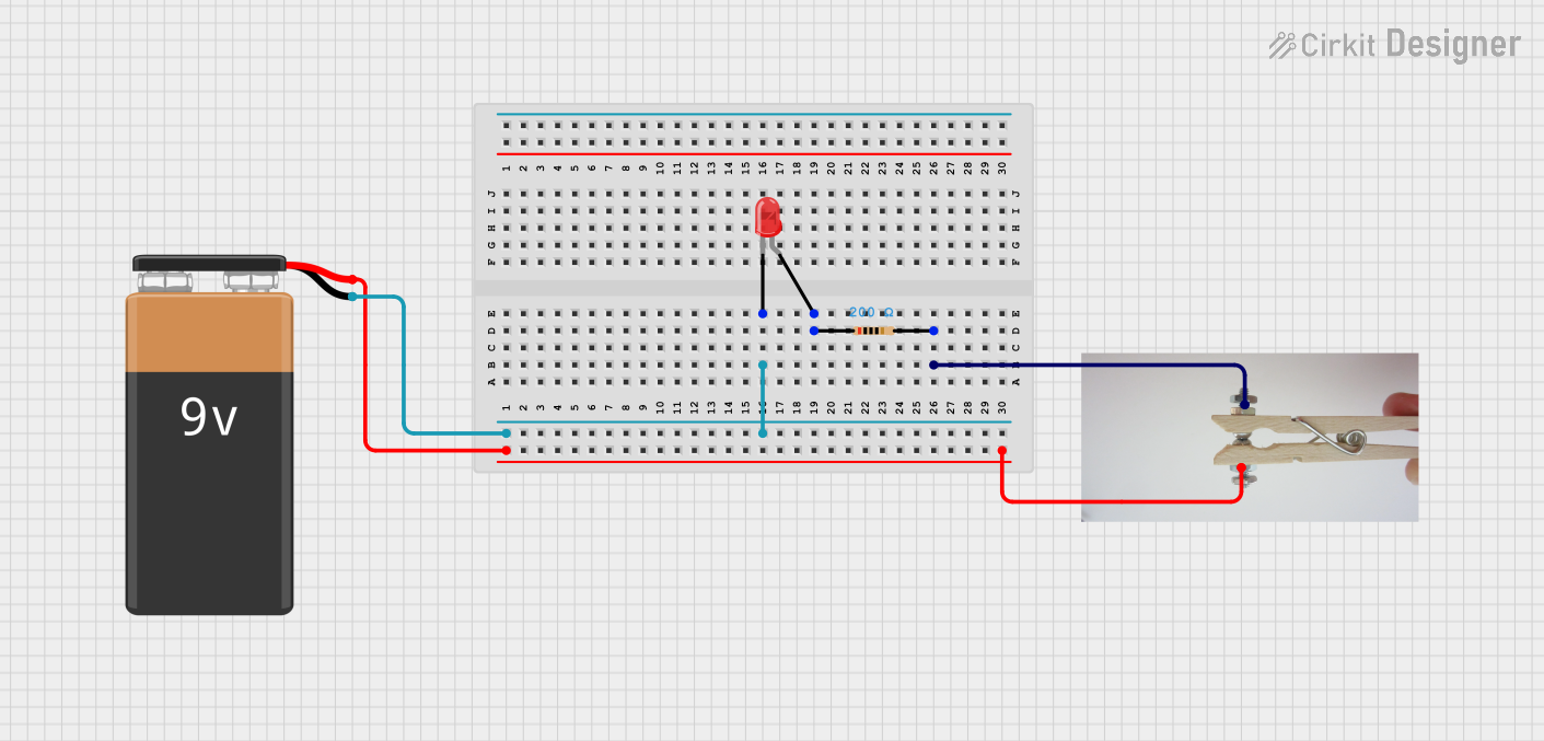 Image of Morse LED: A project utilizing Morse Switch in a practical application