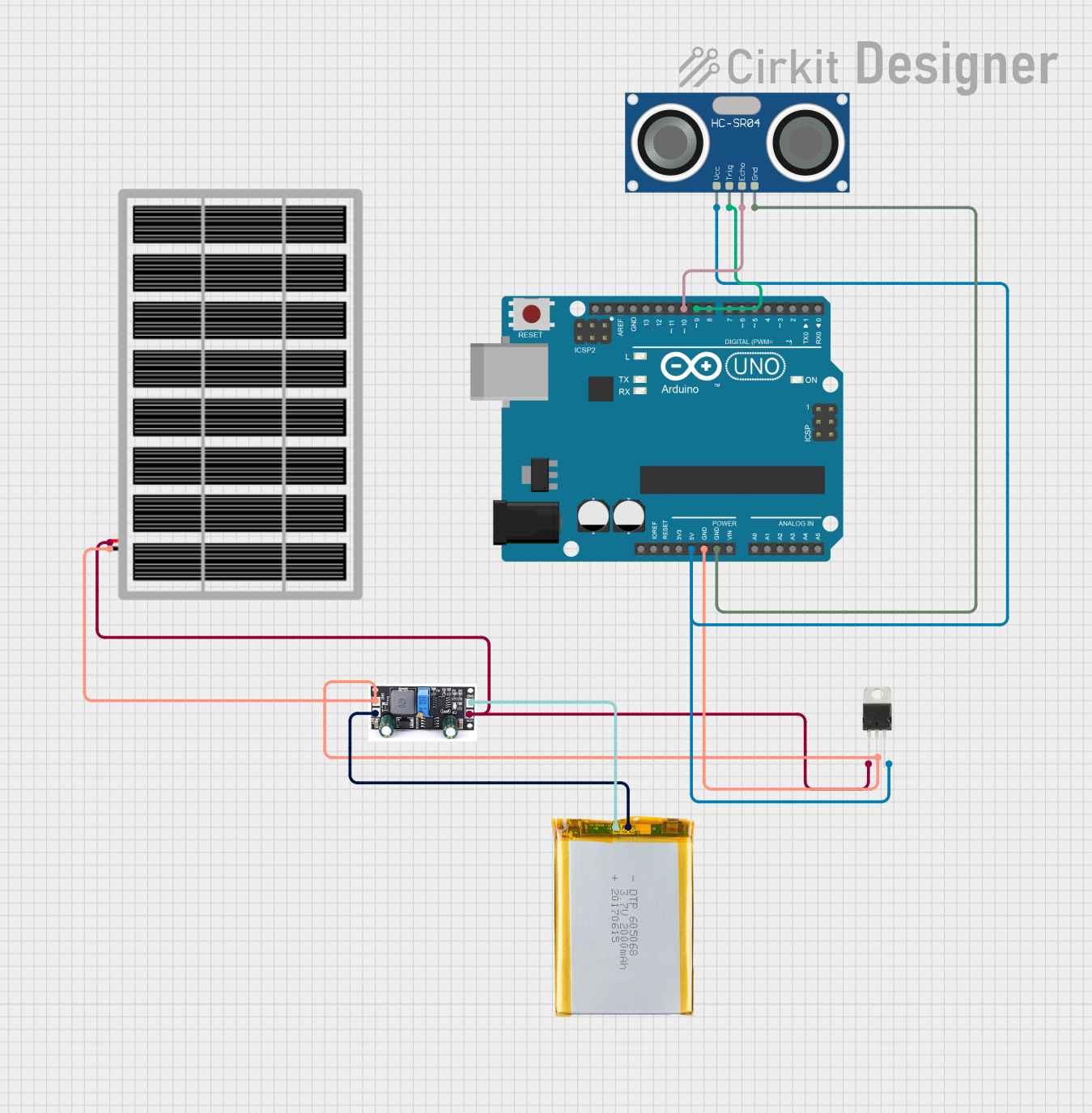 Image of Smart bin Arduino Uno Based Powered by Solar: A project utilizing KEBIN in a practical application