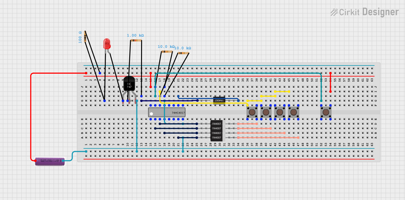 Image of mynew: A project utilizing 74HC4017 in a practical application