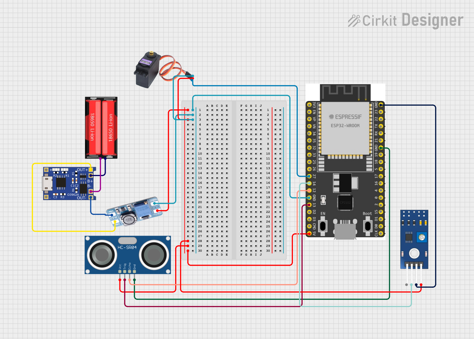 Image of projcememek: A project utilizing boost converter MT3608 in a practical application