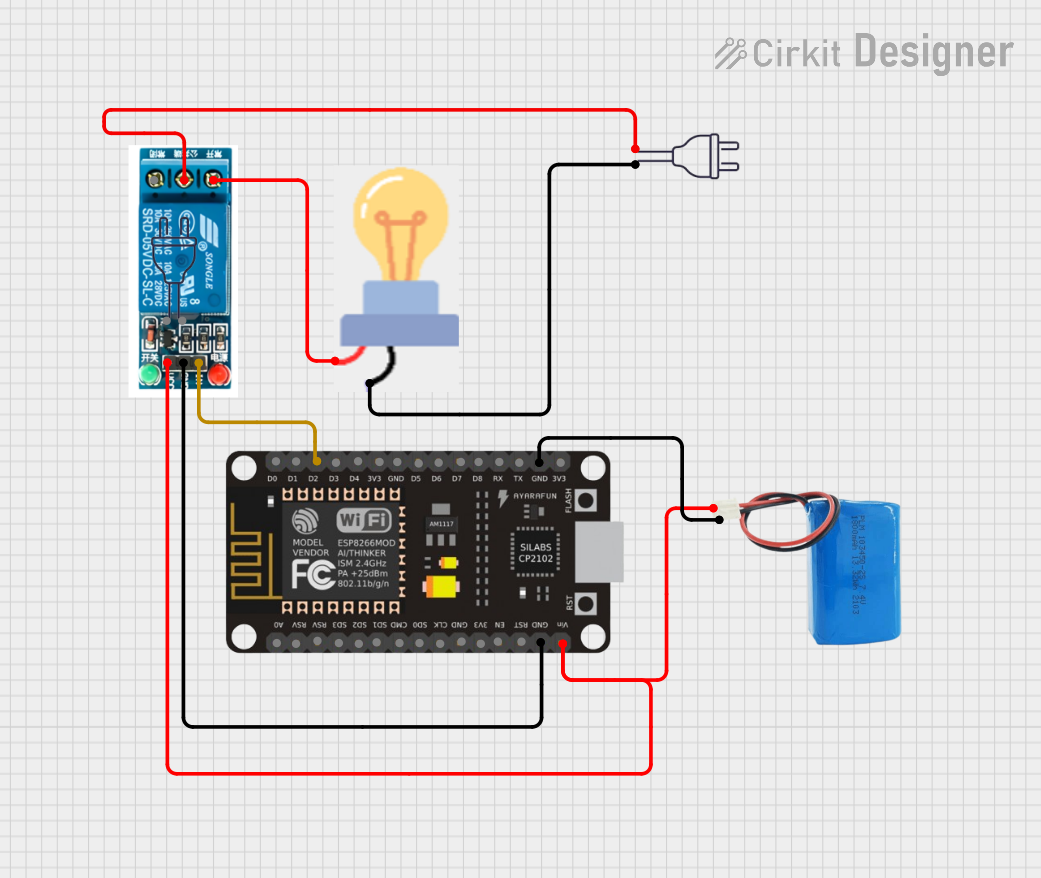 Image of LED US: A project utilizing Relay 5V in a practical application