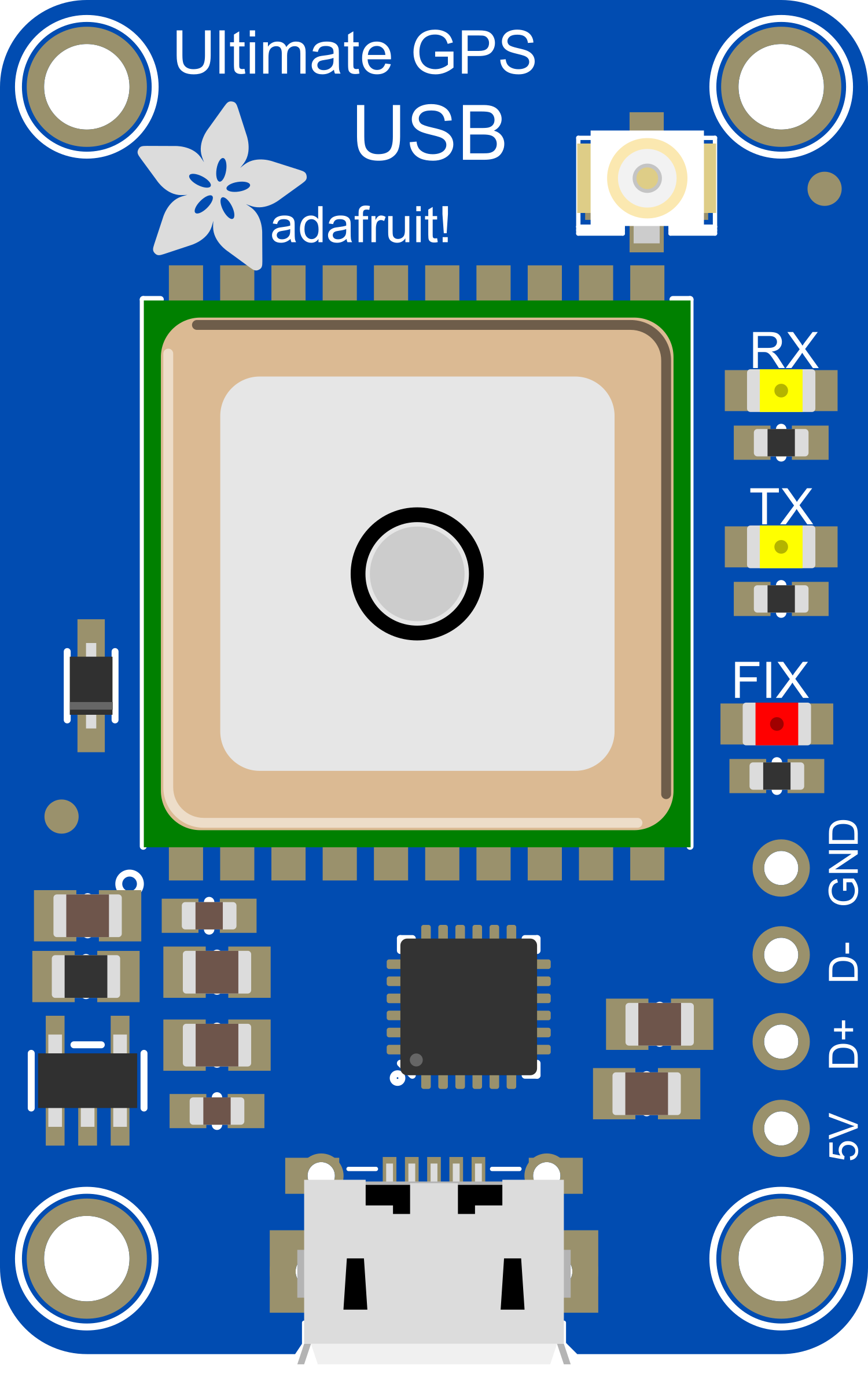 Image of Adafruit Ultimate GPS USB