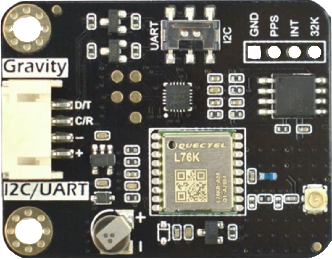 Image of Gravity: GNSS GPS BeiDou Positioning Module with RTC - I2C&UART