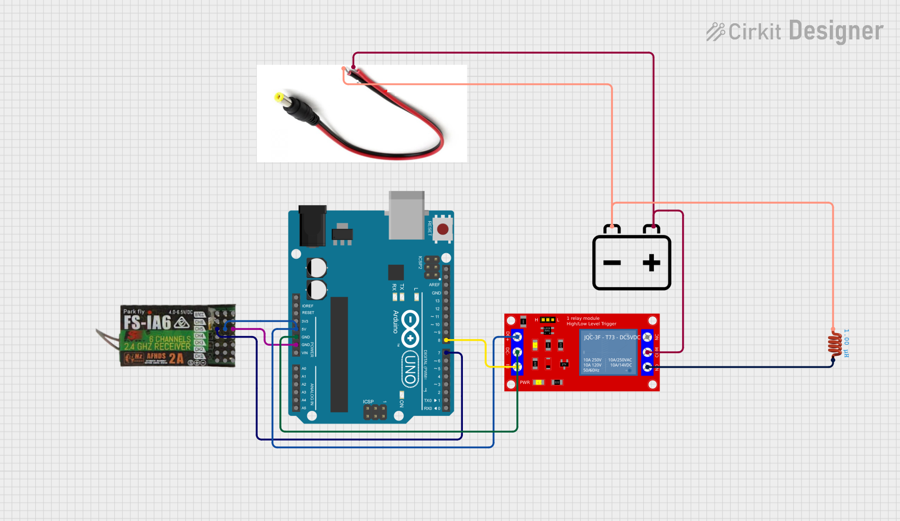 Image of wire less ignitor: A project utilizing Inductor in a practical application