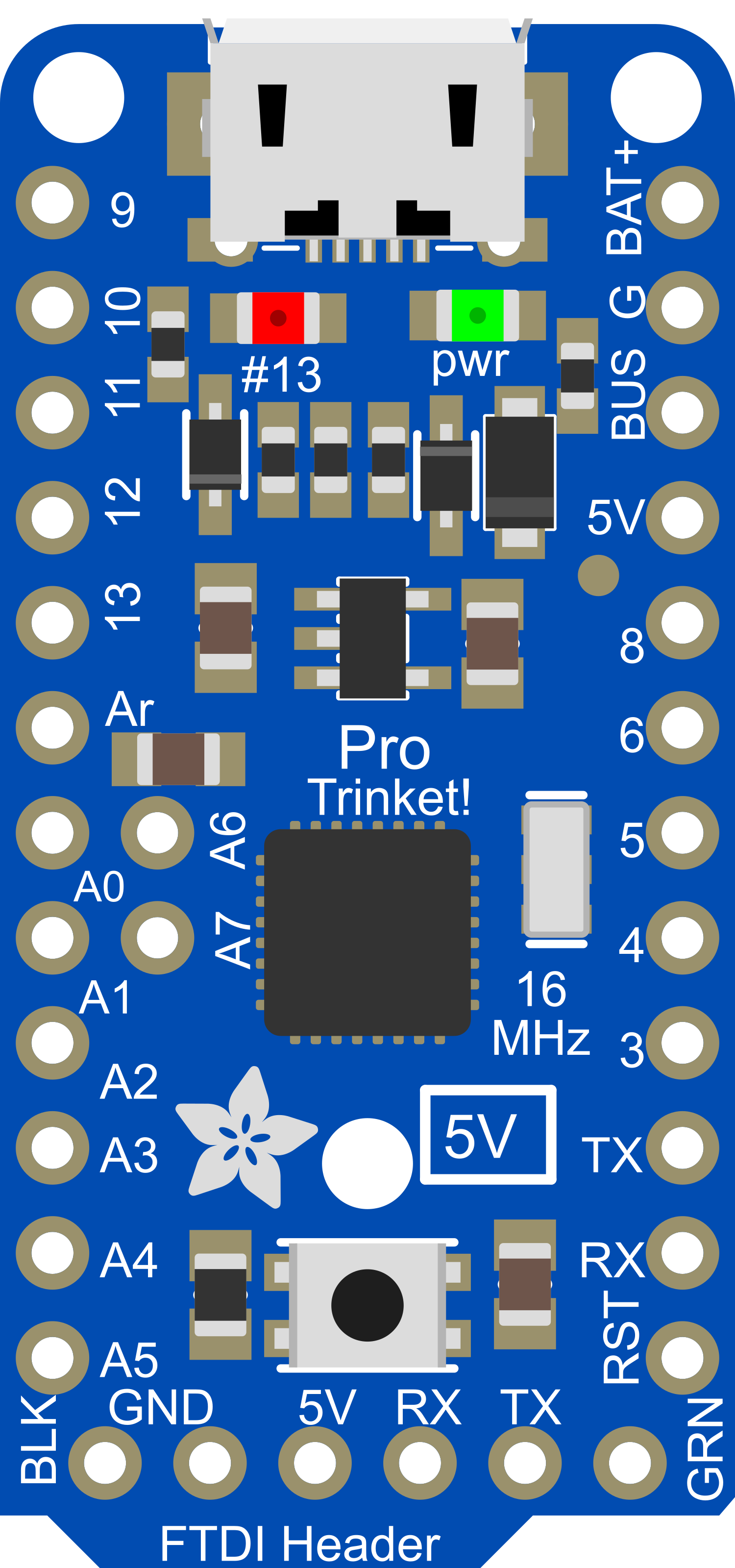 Image of Adafruit Pro Trinket 5V 16MHz