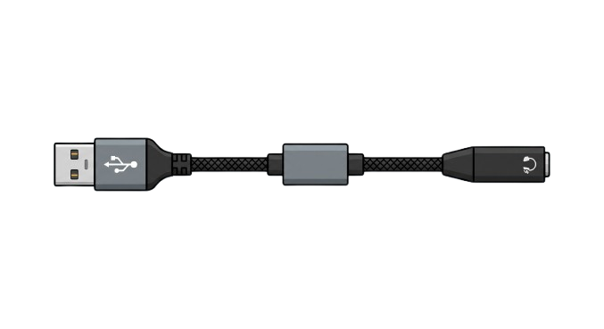 Image of USB TO AUDIO JACK