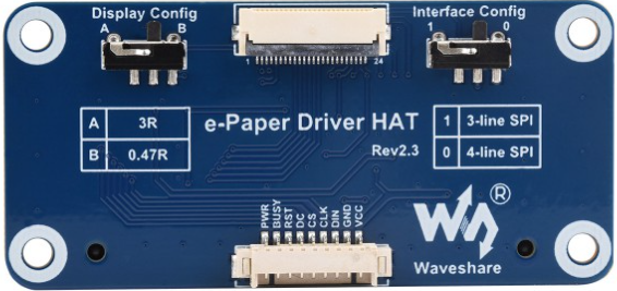 Image of Waveshare e-Paper Driver HAT