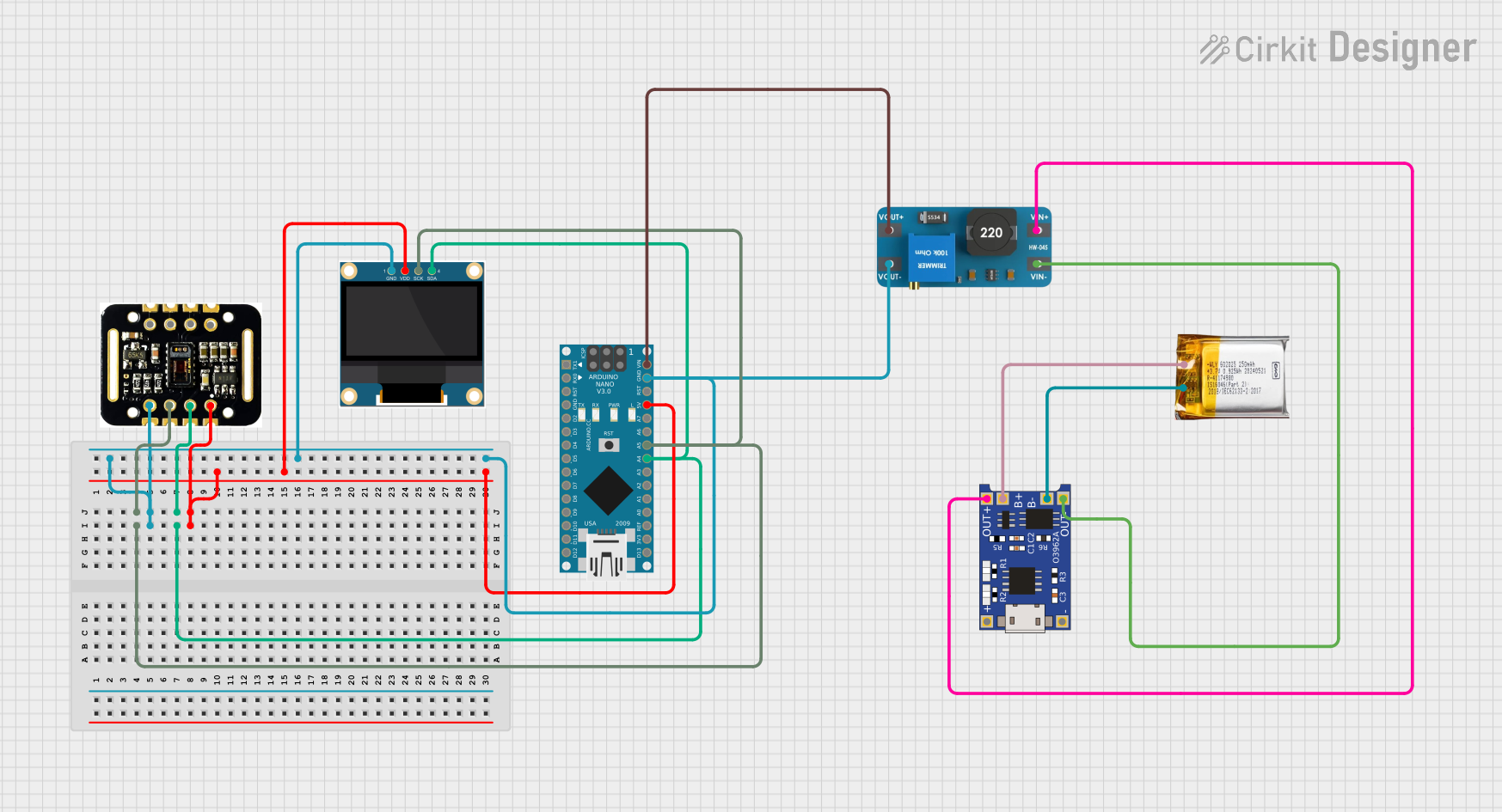 Image of smart watch: A project utilizing MAX30102 Heart Rate and Oxygen Sensor in a practical application