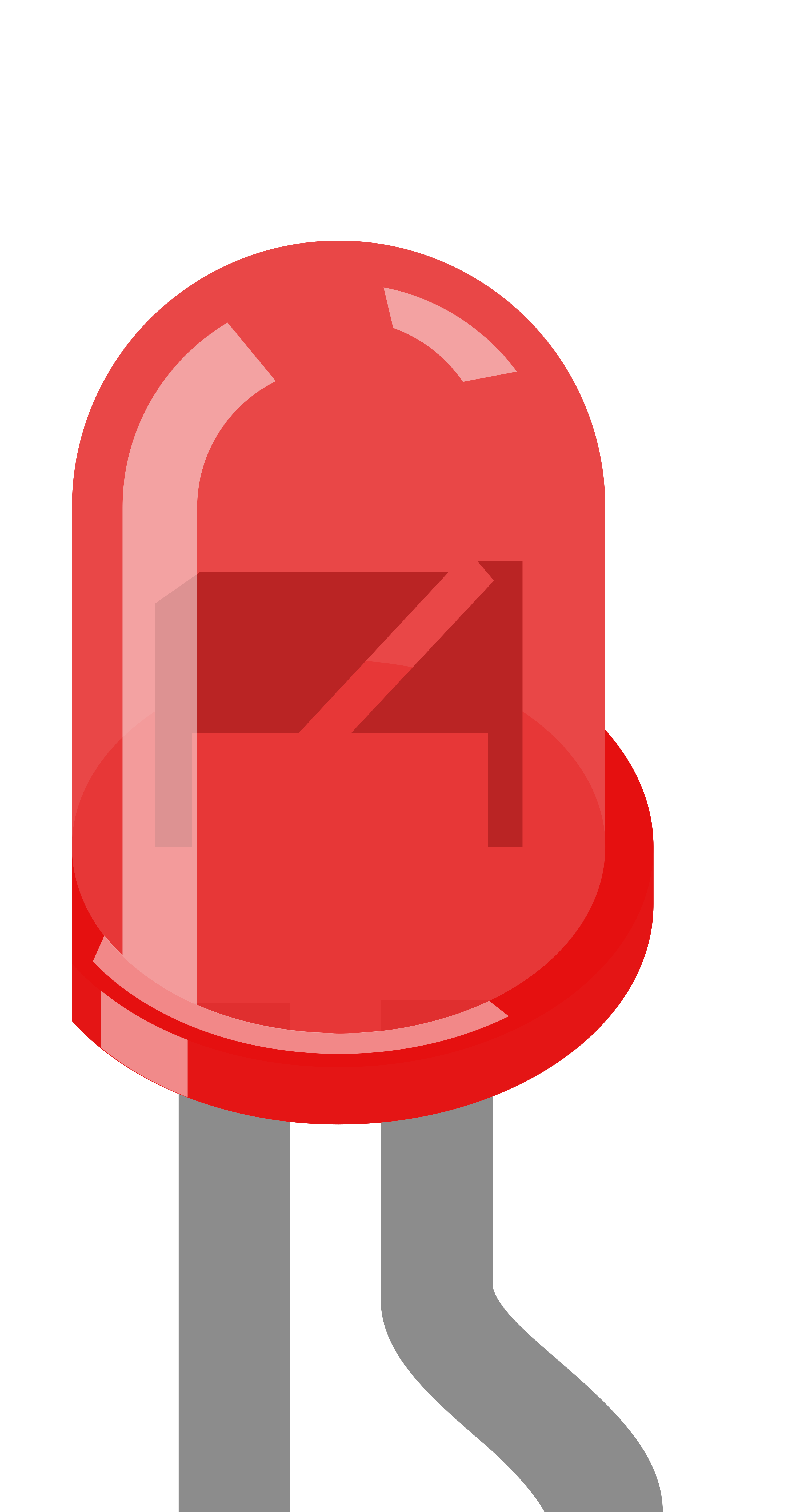 Image of LED: Two Pin (red) - Long Pins