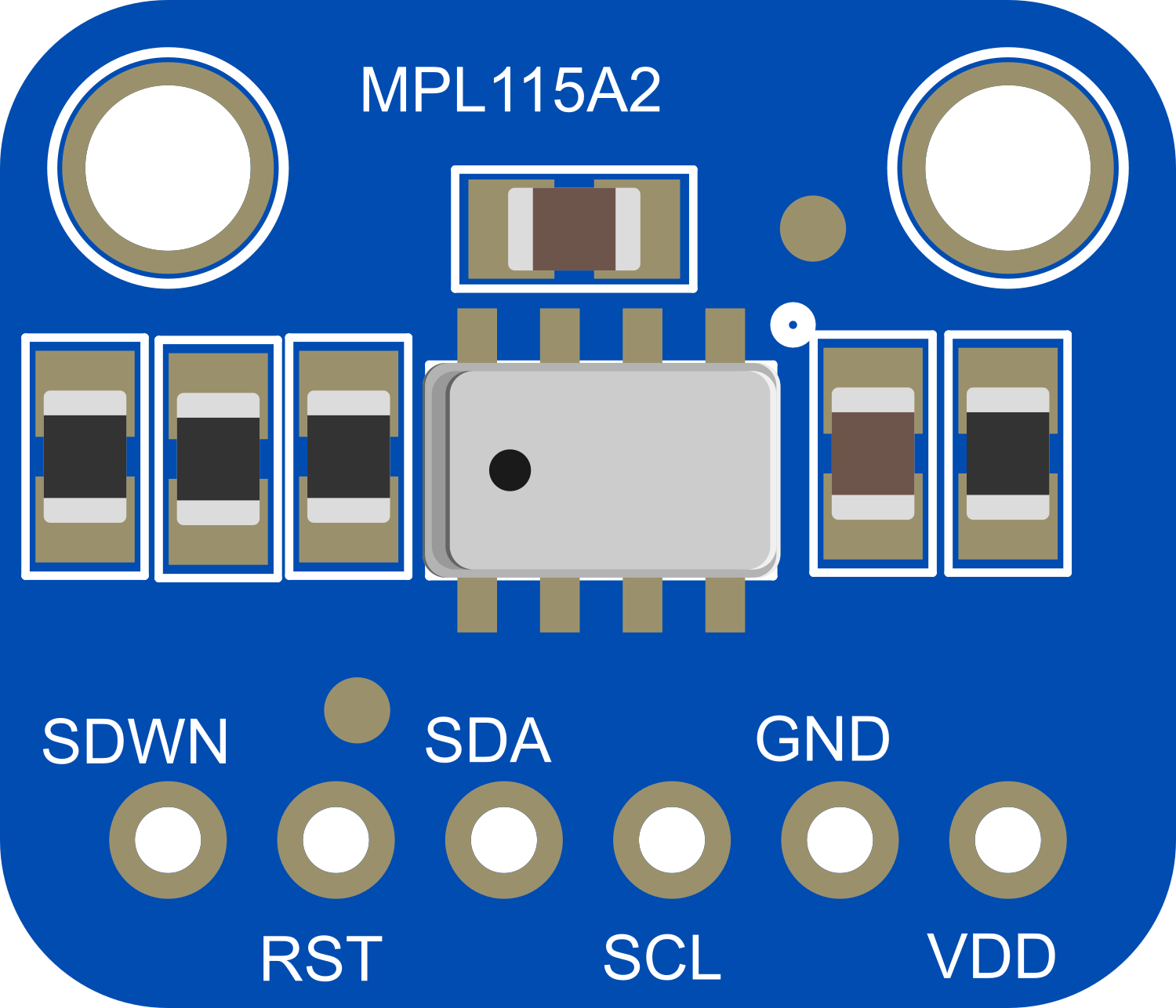 Image of Adafruit MPL115A2 I2C Barometric Pressure, Temperature Sensor