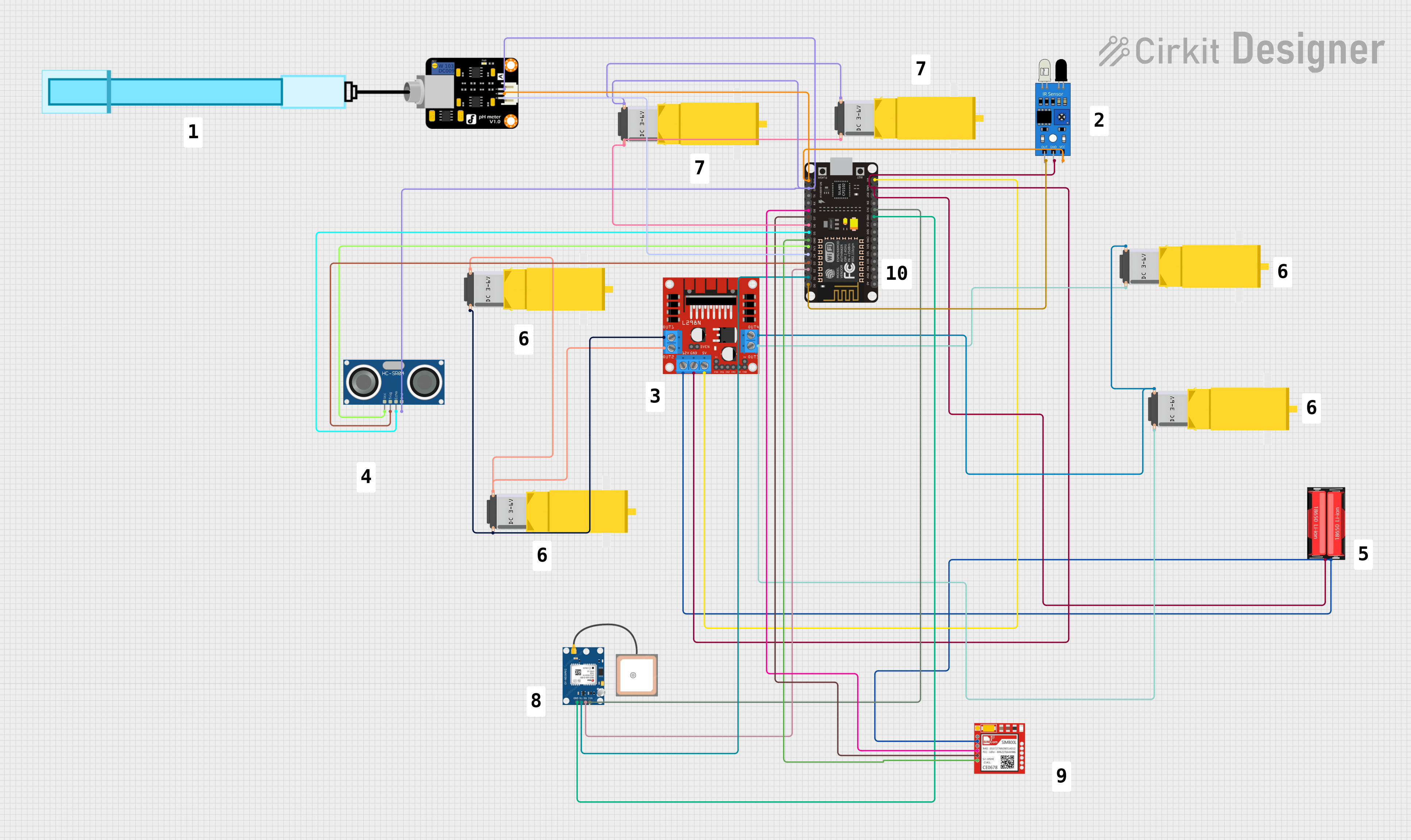 Image of IOT based Trash Collecting Vessel: A project utilizing MOTOR CONTROLLER in a practical application