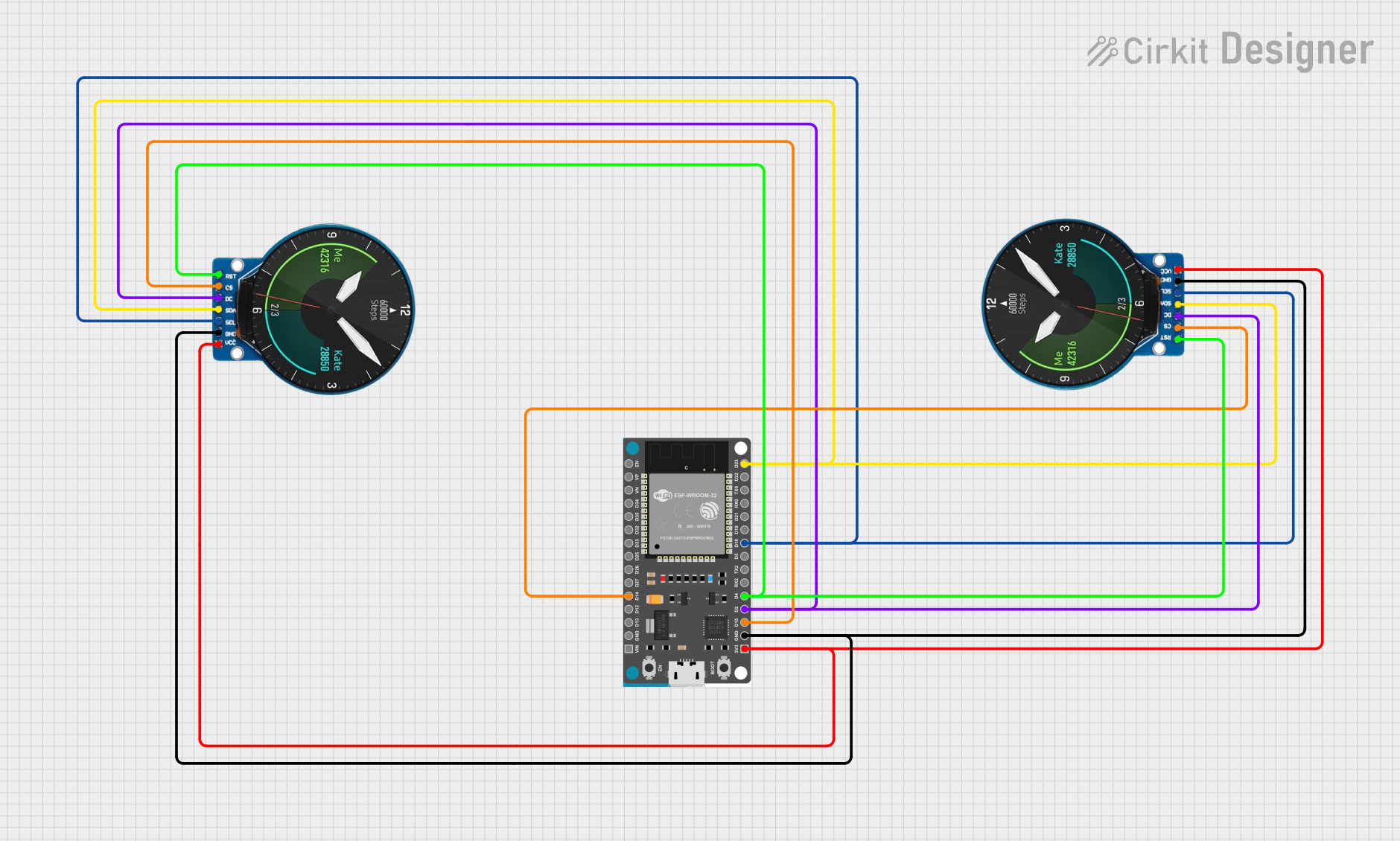 Image of spooky eyes: A project utilizing DG01D-E in a practical application