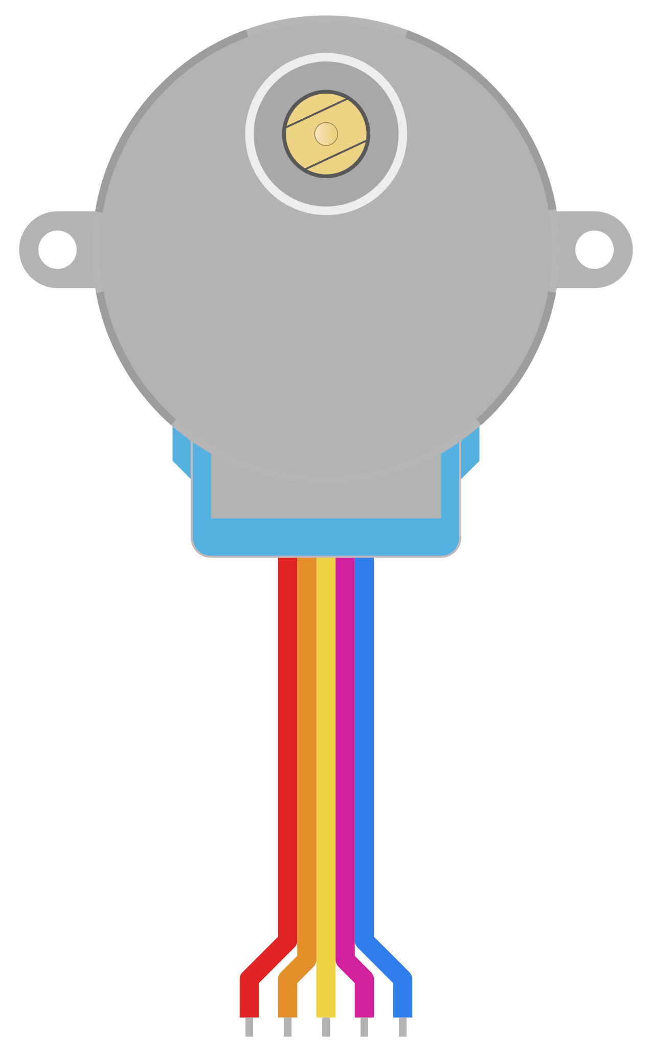 Image of Adafruit Gear-Reduced Stepper Motor (small)