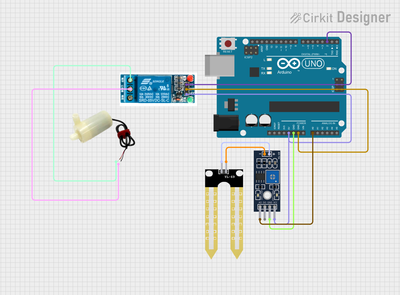 Arduino-Controlled Soil Moisture Sensing with Automatic Water Pump ...