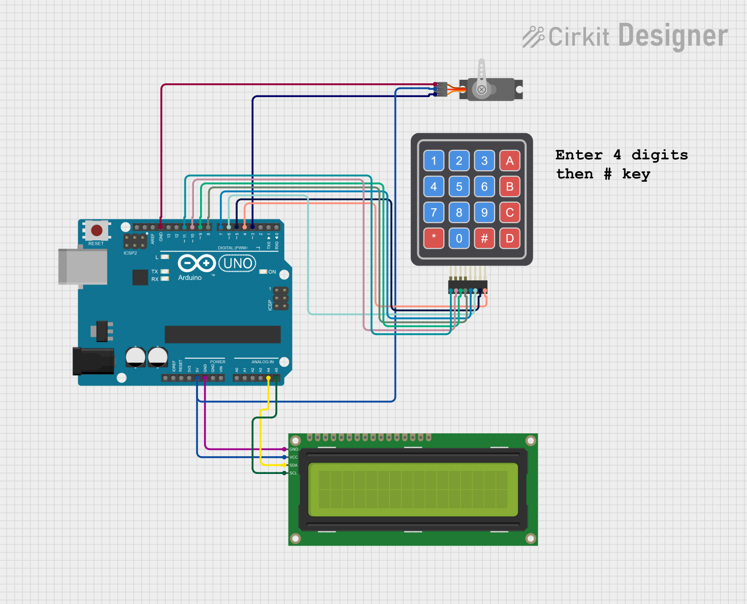 Image of Hotel Safe : A project utilizing coding in a practical application