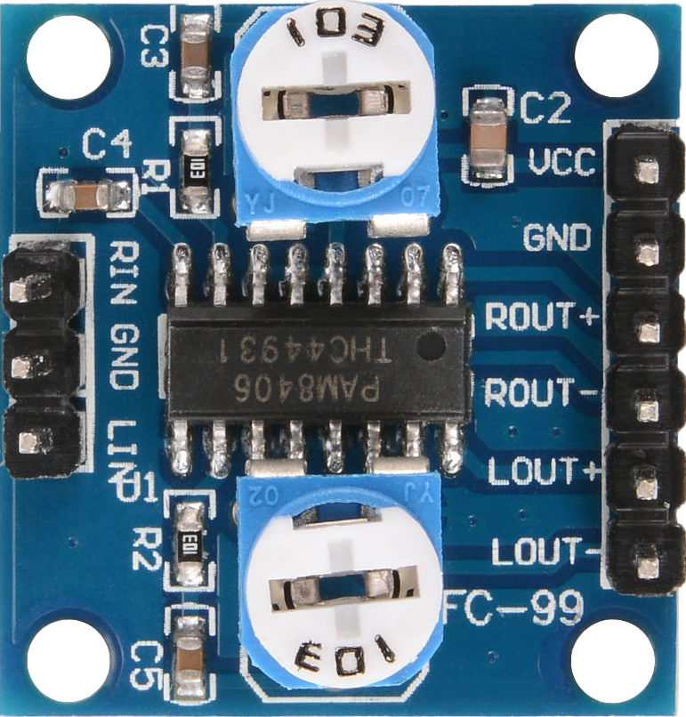 Image of PAM8406 5V Digital Audio Amplifier 