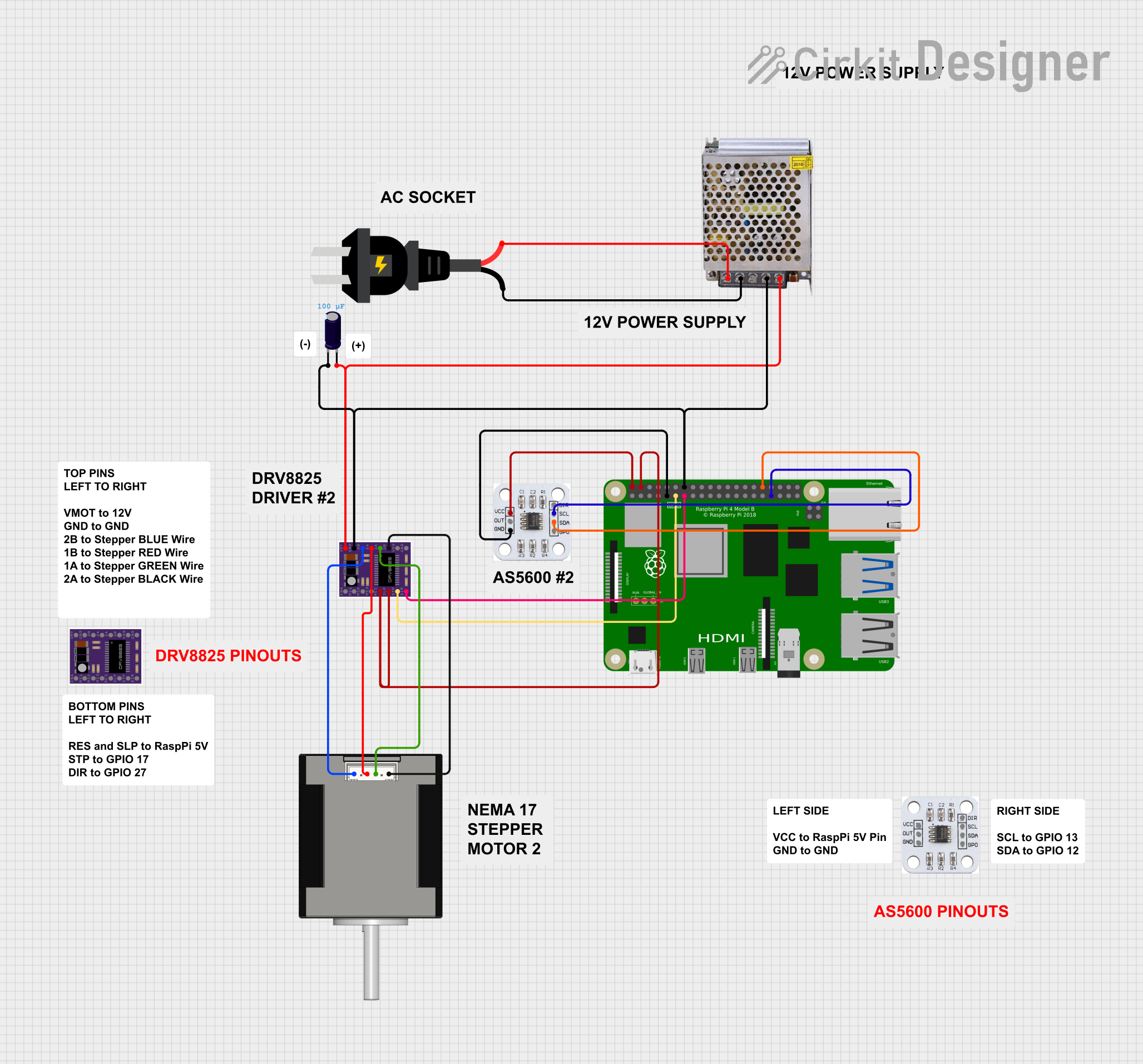 Image of Motor2: A project utilizing CL42T Stepper driver in a practical application