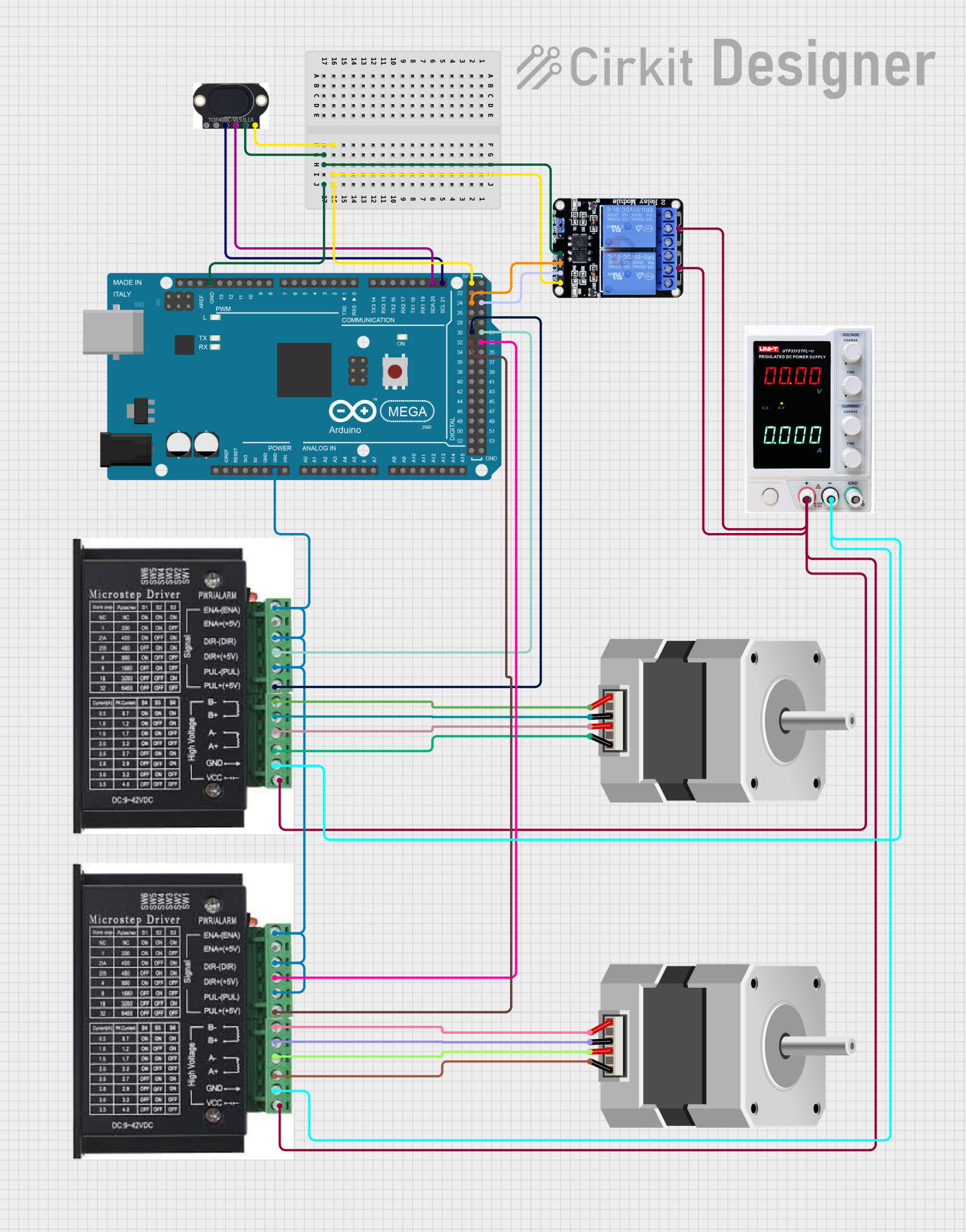 Image of my prject: A project utilizing DM542T stepper driver in a practical application