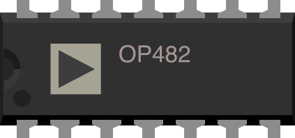 Image of OP482 - Low Power, High Speed JFET Quad Operational Amplifier