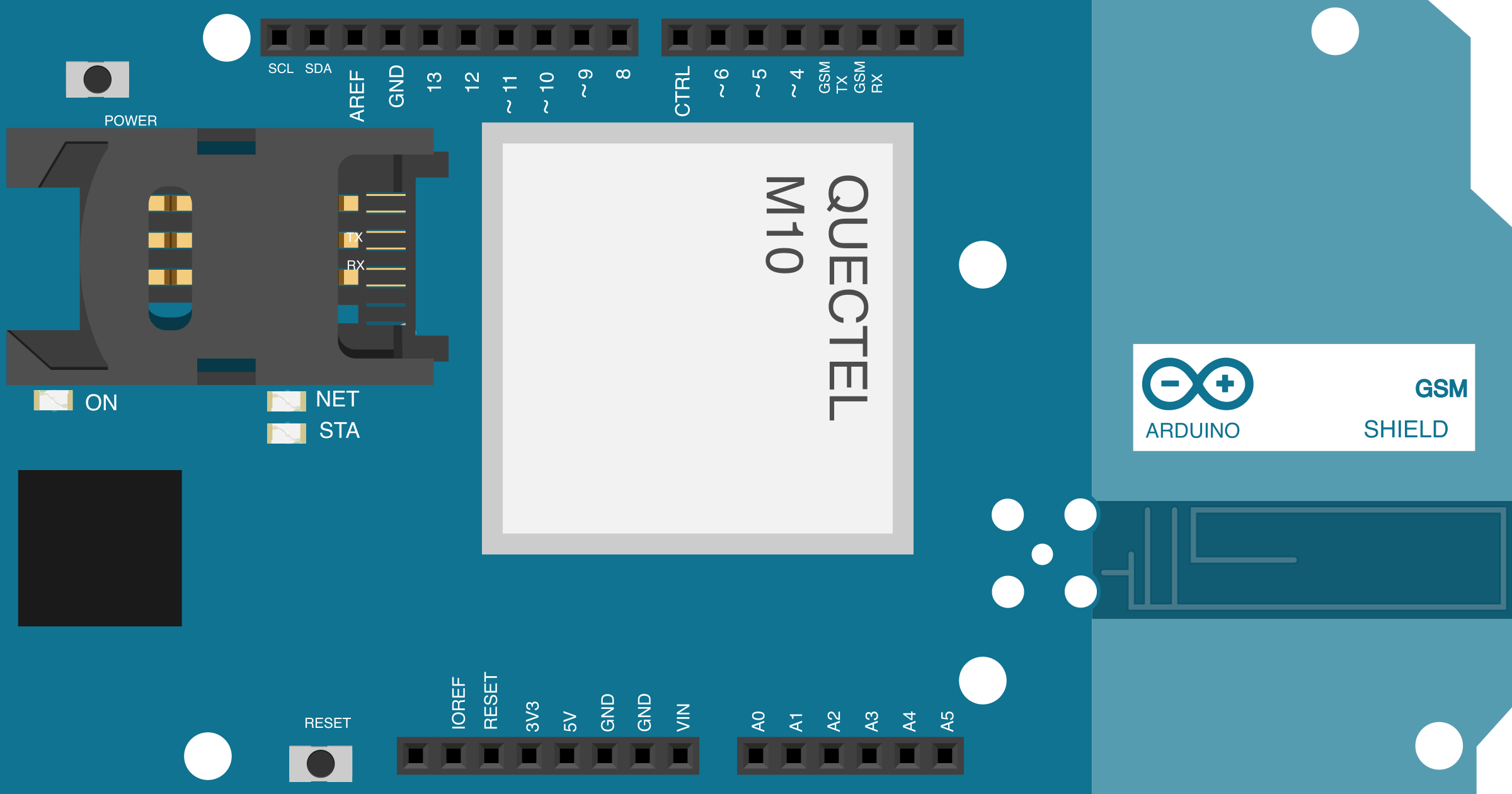 Image of Arduino GSM Shield