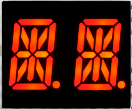 Image of Dual Digit 14-segment Alphanumeric LED Display