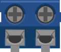 Image of Screw terminal - 2 pins