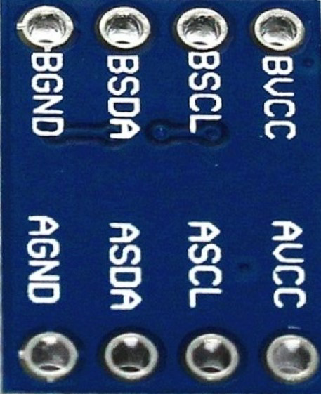 Image of I2C-UART Bi-Directional Logic Level Converter 5V-3.3V 2-channel with supply