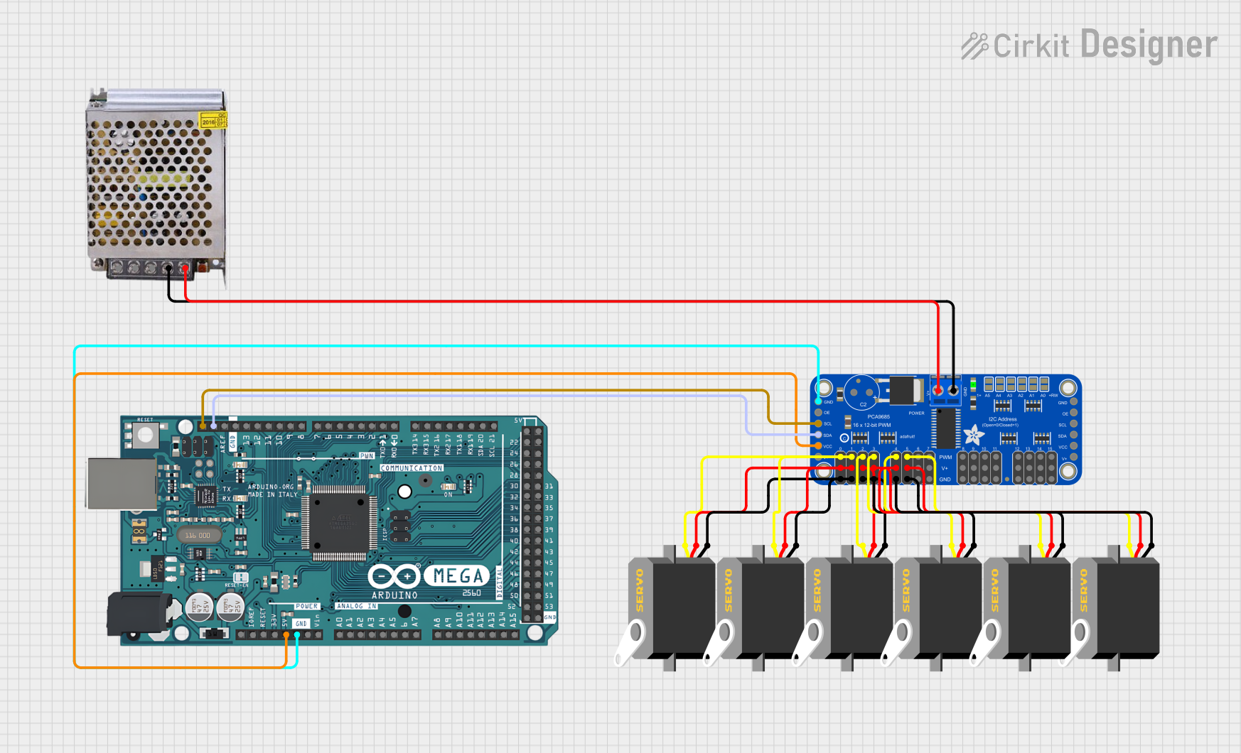 Image of SPG: A project utilizing Adafruit 16-Channel PWM + Servo HAT in a practical application