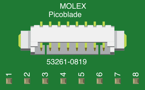 Image of Molex Picoblade Series Header