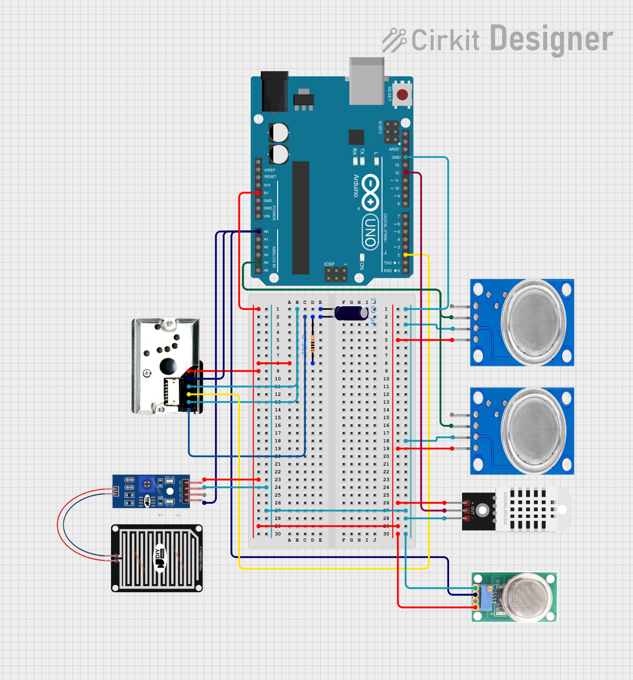 Image of satu lagi: A project utilizing dust sensor in a practical application