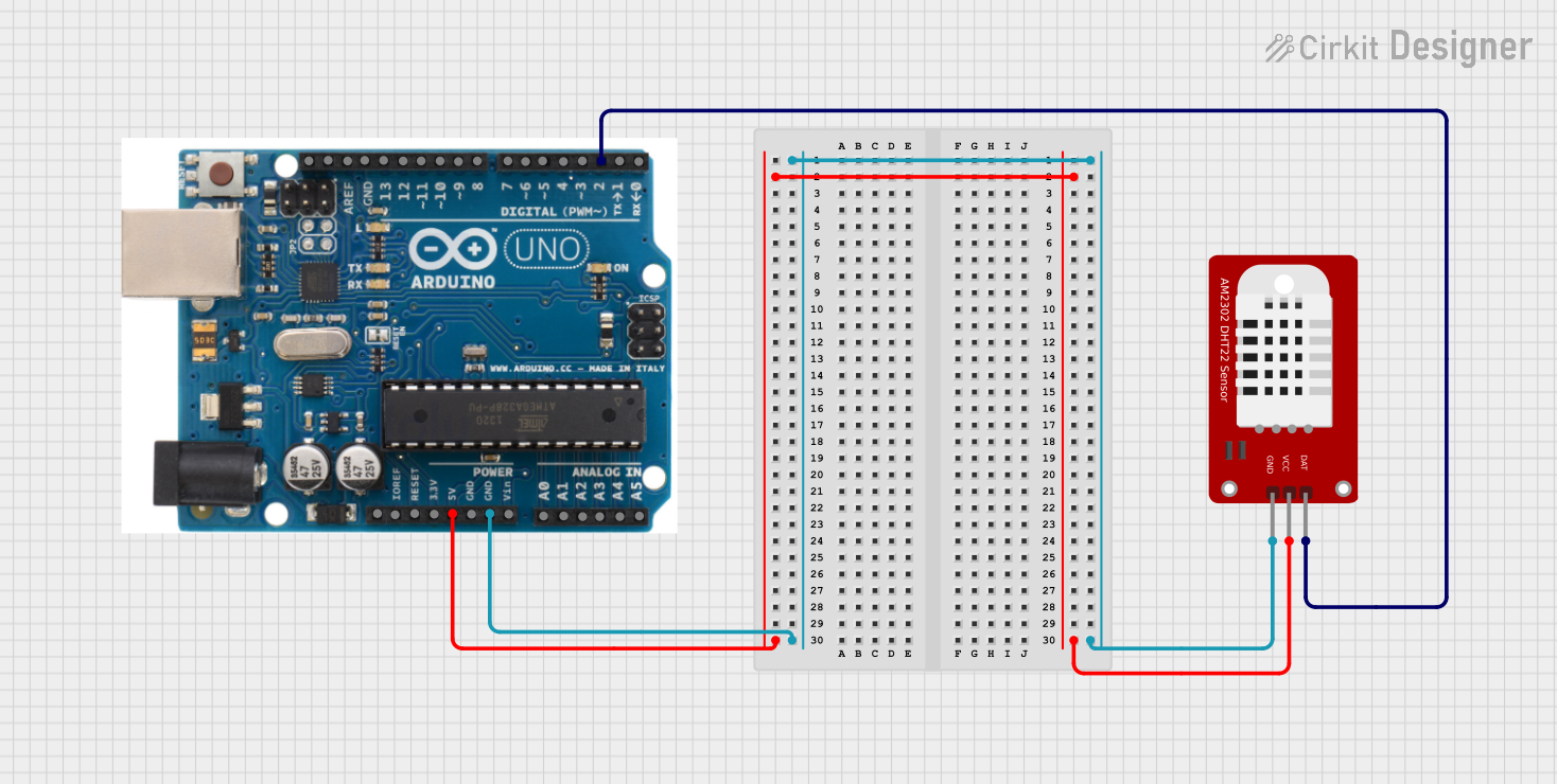 Image of dht22 test: A project utilizing DHT22 in a practical application