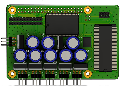Image of PCB control 6 servo