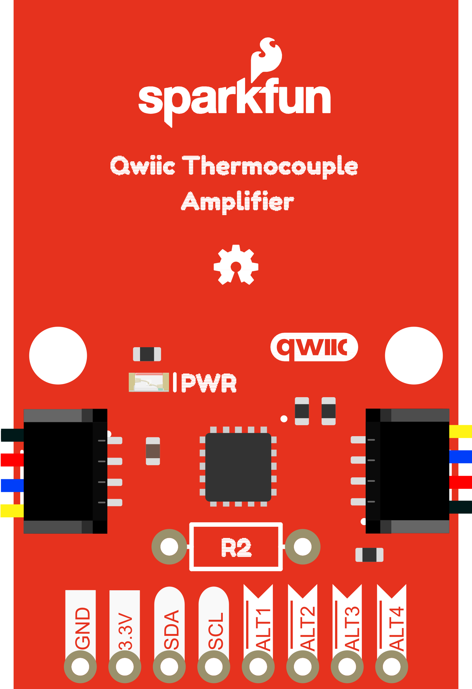 Image of 16294 SparkFun Qwiic Thermocouple Amplifier - MCP9600 (PCC Connector)