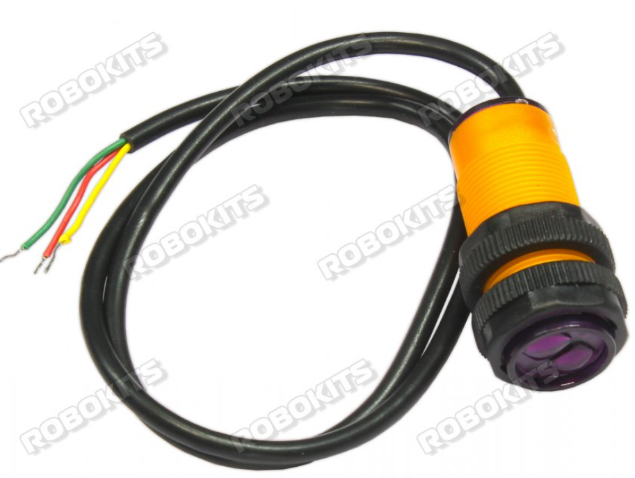 Image of IR High Range NPN Optical Proximity Switch 3 - 80cm range E18-D80NK