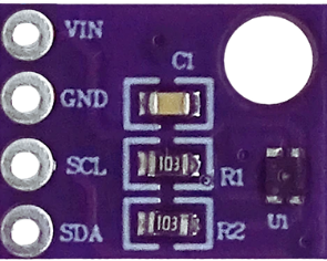 Image of SHT45 Digital Temperature and Humidity Sensor Module I2C Communication High Accuracy